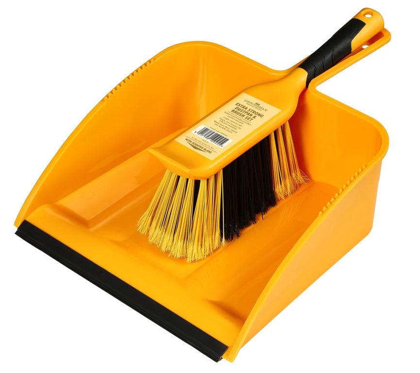 Groundsman Heavy Duty Dustpan And Brush