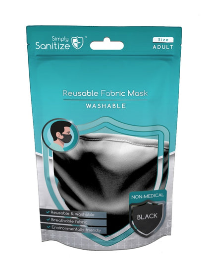 Simply Sanitize Reusable Fabric Facemask