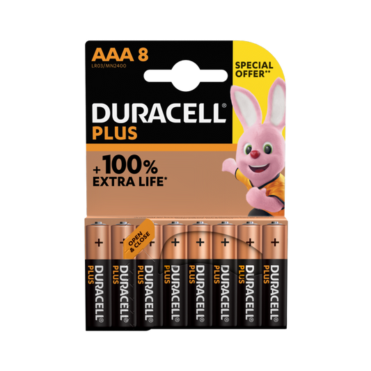 Duracell Plus Power AAA Special Offer Pack