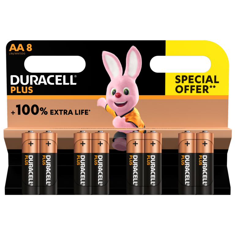 Duracell Plus Power AA Special Offer Pack