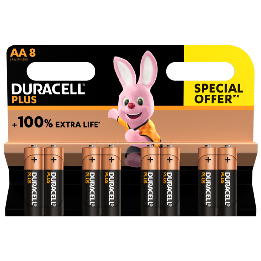 Pack offre spéciale Duracell Plus Power AA
