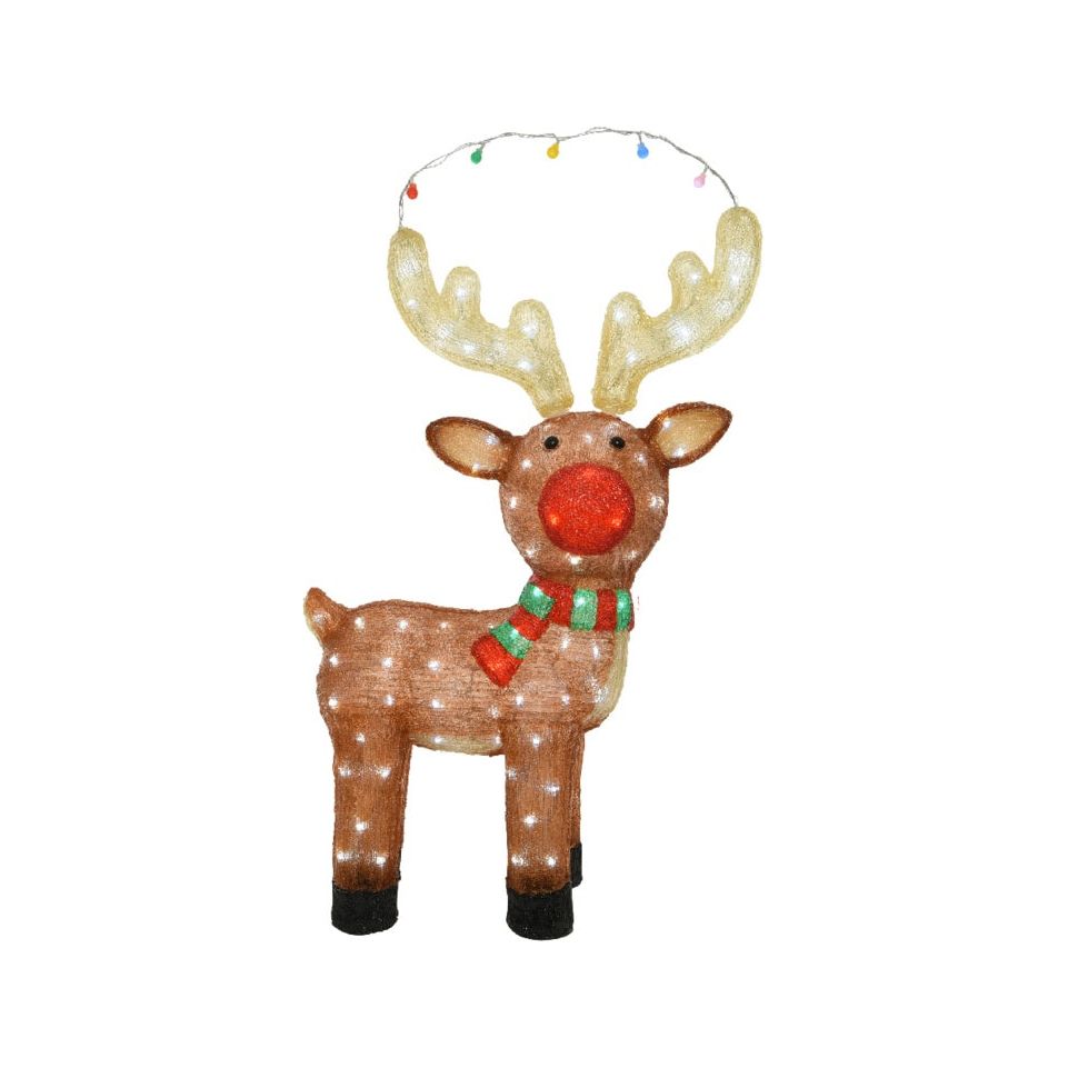 Kaemingk LED Outdoor Acrylic Reindeer 27 x 61 x 85cm