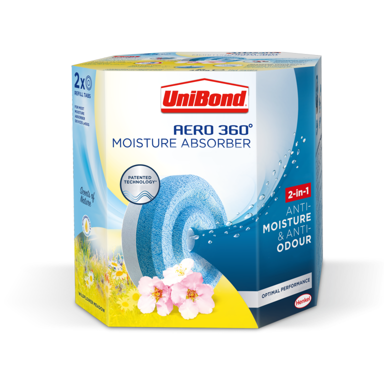 UniBond Aero 360 Moisture Absorber Refills Wildflower Meadow