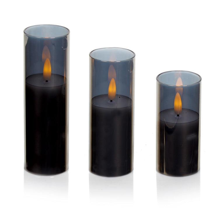 Premier Glass Candle Holder with Flickabrights