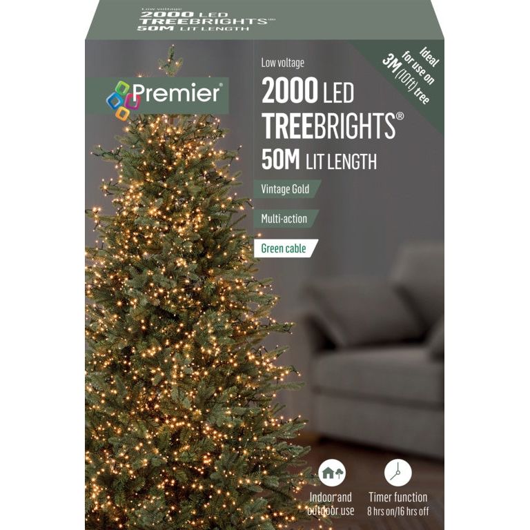 Premier 2000 LED Multi Action Treebrights With Timer