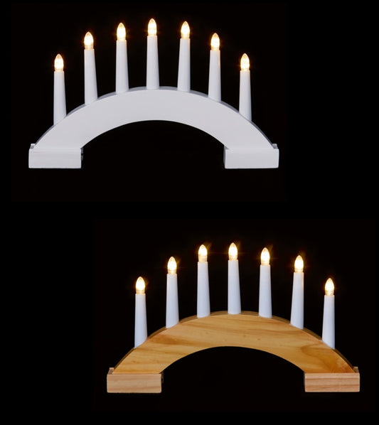 Premier 7 Light Wooden Candlebridge