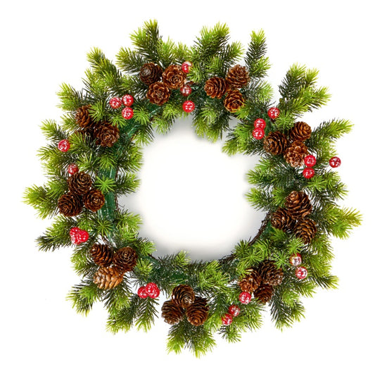 Premier Berries Cone Wreath