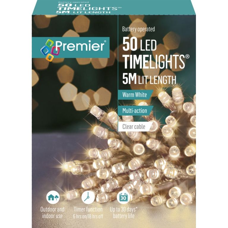 Premier 50 LED Multi Action Battery Operated TIMELIGHTS™