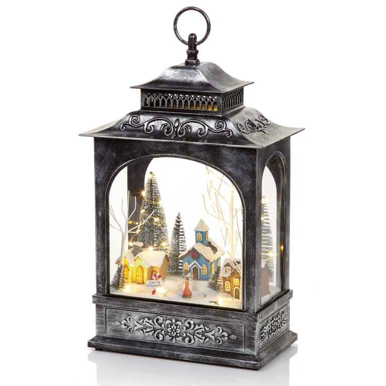 Premier Musical Lantern With Christmas Scene