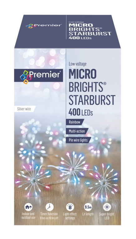 Premier 400 LED Multi Action Starburst Stringlights