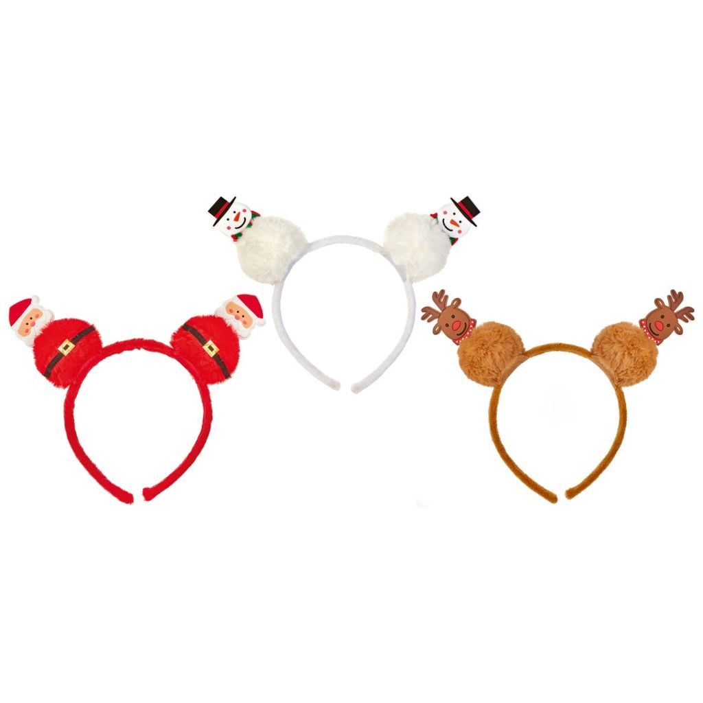 Premier Santa Snowman Reindeer Hair Band