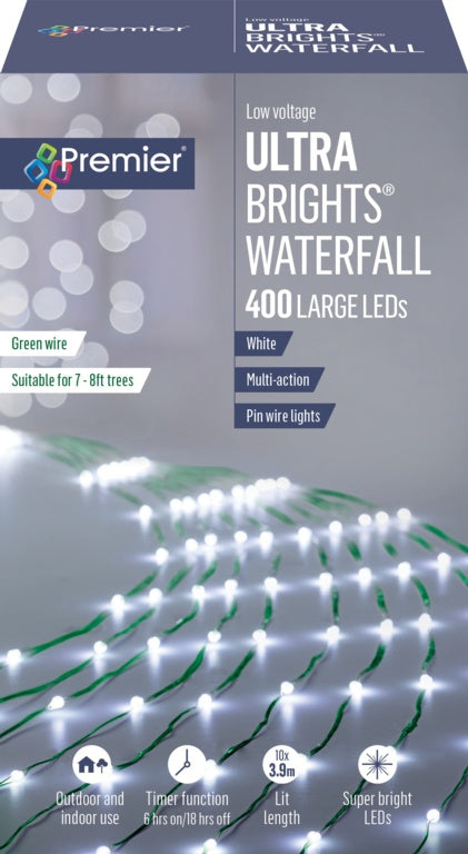 Premier 400 LED UltraBrights Waterfall