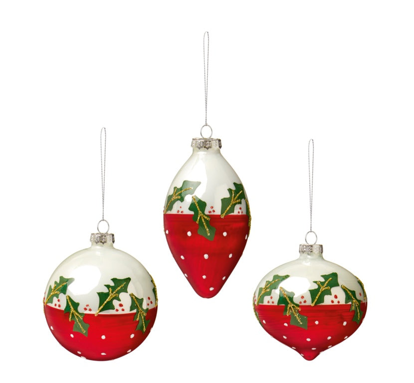 Premier Holly Baubles