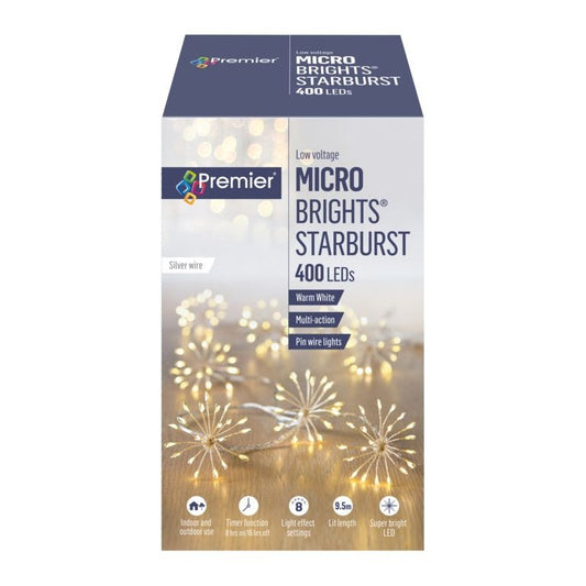 Premier 400 LED Multi Action Starburst Stringlights