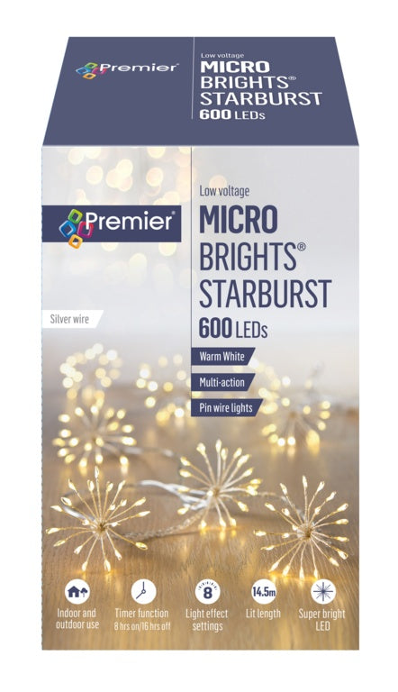 Premier 400 LED Multi Action Starburst Stringlights