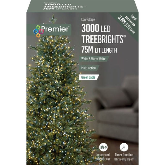 Premier 3000 LED Multi Action Treebrights with Timer