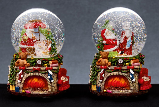 Premier Wind Up Musical Santa Waterglobe