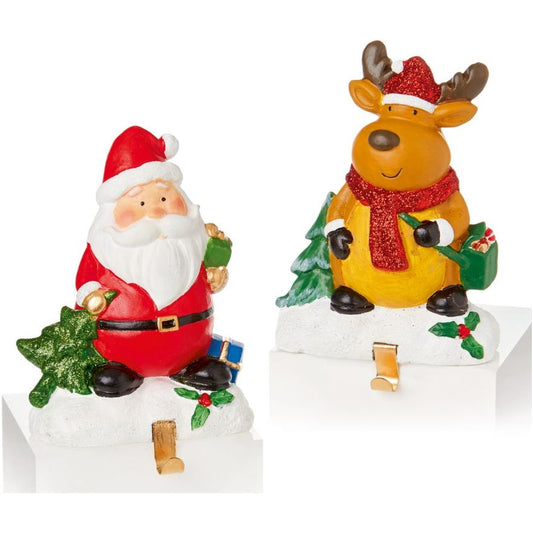 Premier Santa or Reindeer Stocking Hanger