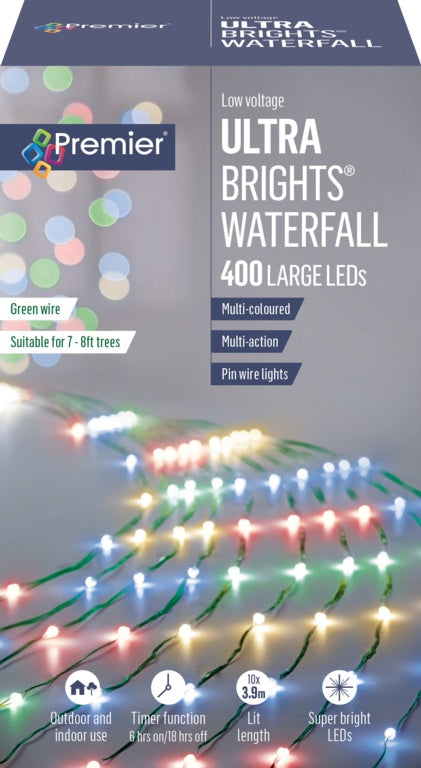 Premier 400 LED UltraBrights Waterfall