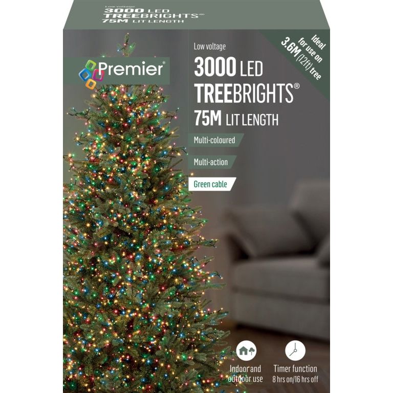 Premier 3000 LED Multi Action Treebrights With Timer