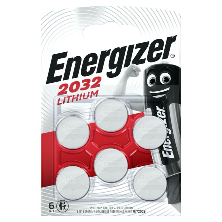 Baterías Energizer Litio CR2032