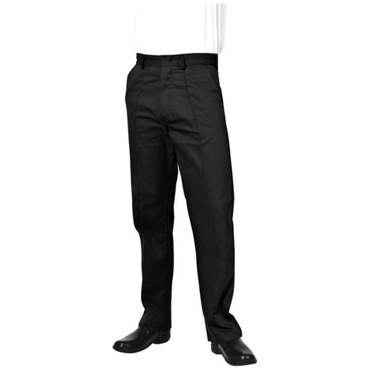 Pr Fabrics Men's Black Trousers