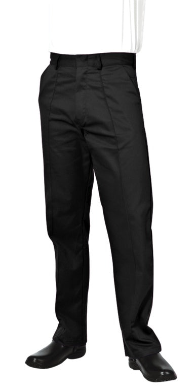 Pr Fabrics Men's Black Trousers