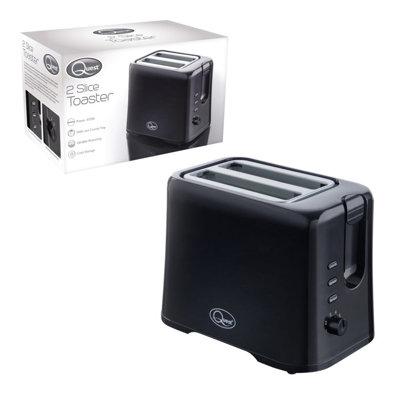 Quest 2 Slice Toaster White