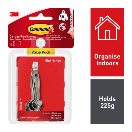 Command™ Mini Hooks Value Pack