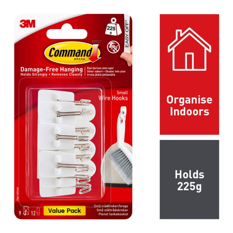Command™ Small Wire Hooks Value Pack