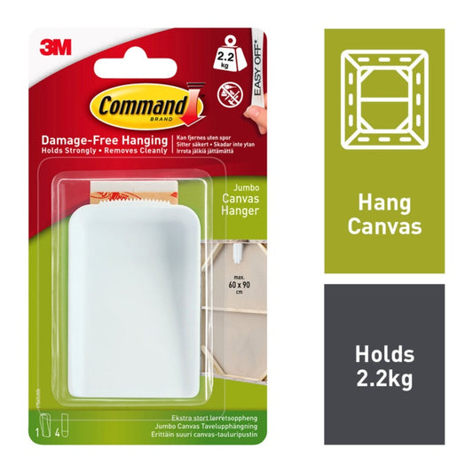 Command™ Jumbo Canvas Hanger