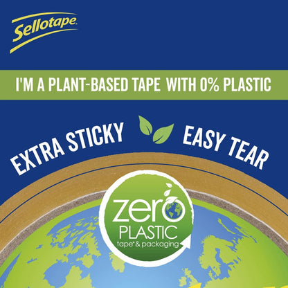 Sellotape Zero Plastic Tape 24mm x 30m
