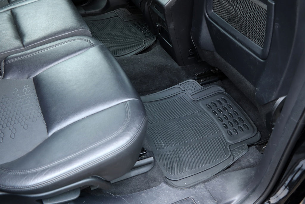 Streetwize Explorer Rubber Mat Set Black 4 Piece