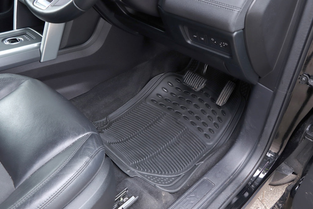 Streetwize Explorer Rubber Mat Set Black 4 Piece