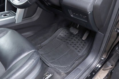 Streetwize Explorer Rubber Mat Set Black 4 Piece