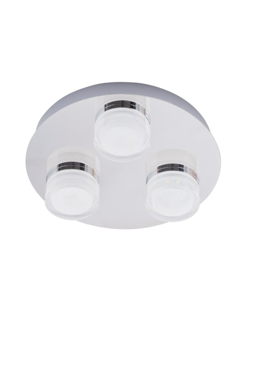 Spa Amalfi 3 Plate LED Flush Light