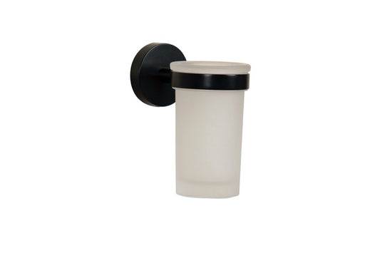 Croydex Flexi Fit Matt Black Tumbler And