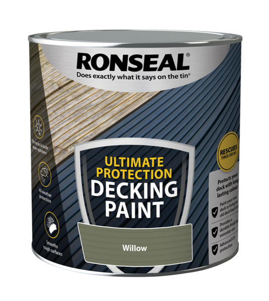 Peinture pour terrasse Ronseal Ultimate Protection 2,5 L Saule