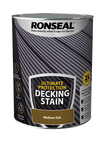 Teinture pour terrasse Ronseal Ultimate Protection 5L