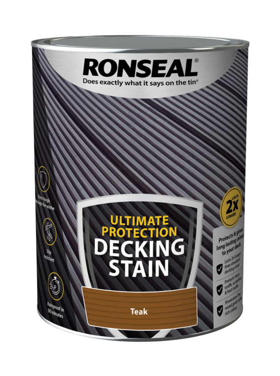 Teinture pour terrasse Ronseal Ultimate Protection 5L