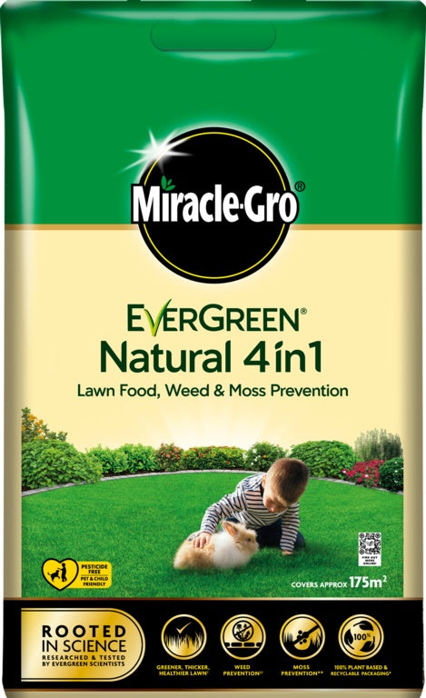 Miracle-Gro® Natural 4 in 1 Feed, Weed & Mosskiller