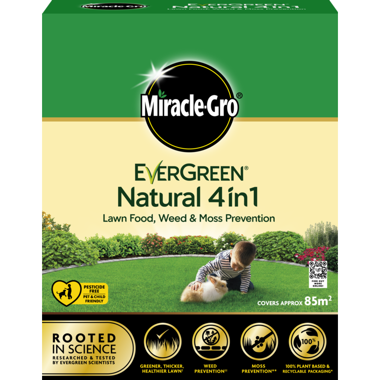 Miracle-Gro® Natural 4 en 1, alimento, hierba y matamosquitos