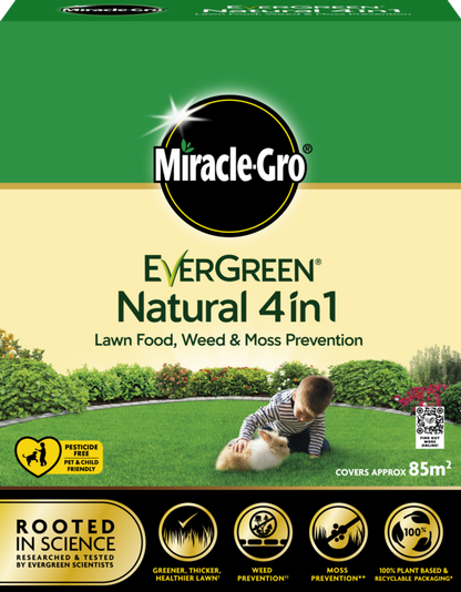 Miracle-Gro® Natural 4 en 1, alimento, hierba y matamosquitos