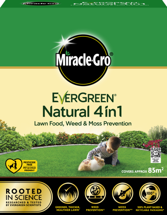 Miracle-Gro® Natural 4 in 1 Feed, Weed & Mosskiller