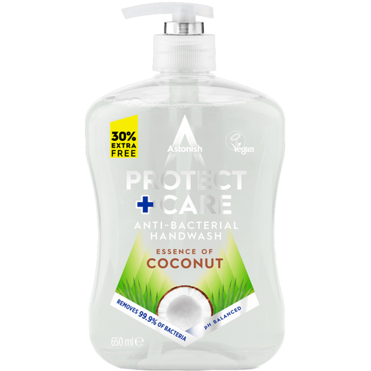 Astonish Protect + Care Anti Bacterial Handwash Essence Of Coconut
