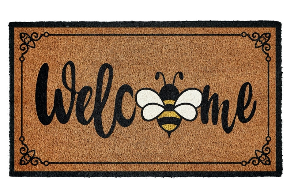 Groundsman Welcome Bee Doormat 40x70cm