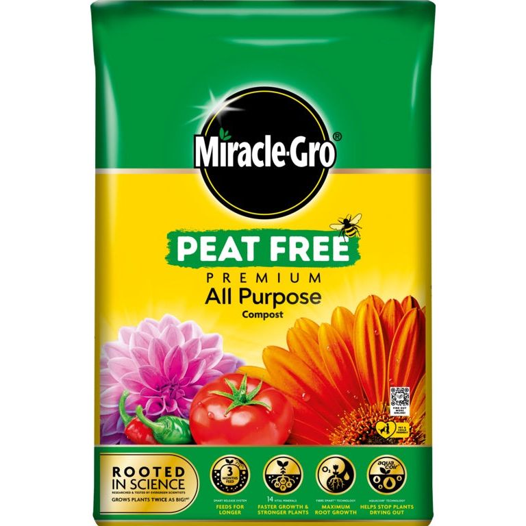 Compost tout usage sans tourbe Miracle-Gro® Premium