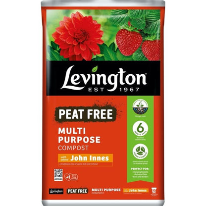 Levington Multi Purpose Peat Free Compost With John Innes