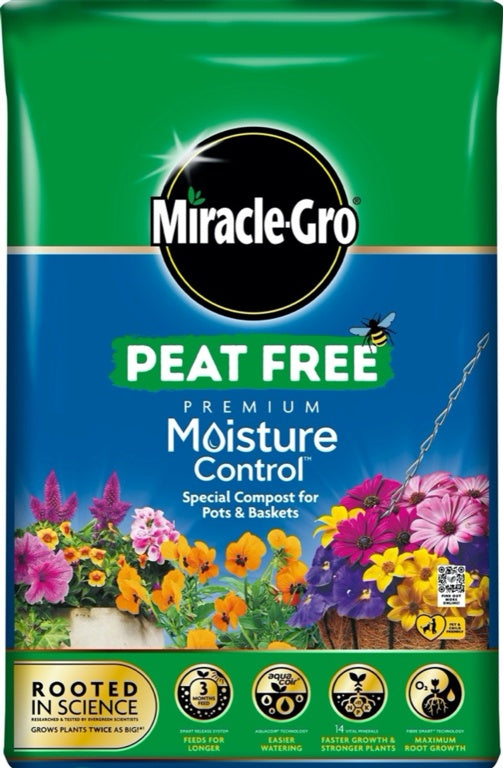 Miracle-Gro® Moisture Control Peat Free Compost