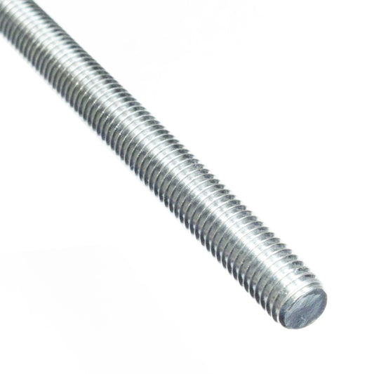 Smiths Ironmongery Zinc Plated Threaded Rod M8x1m